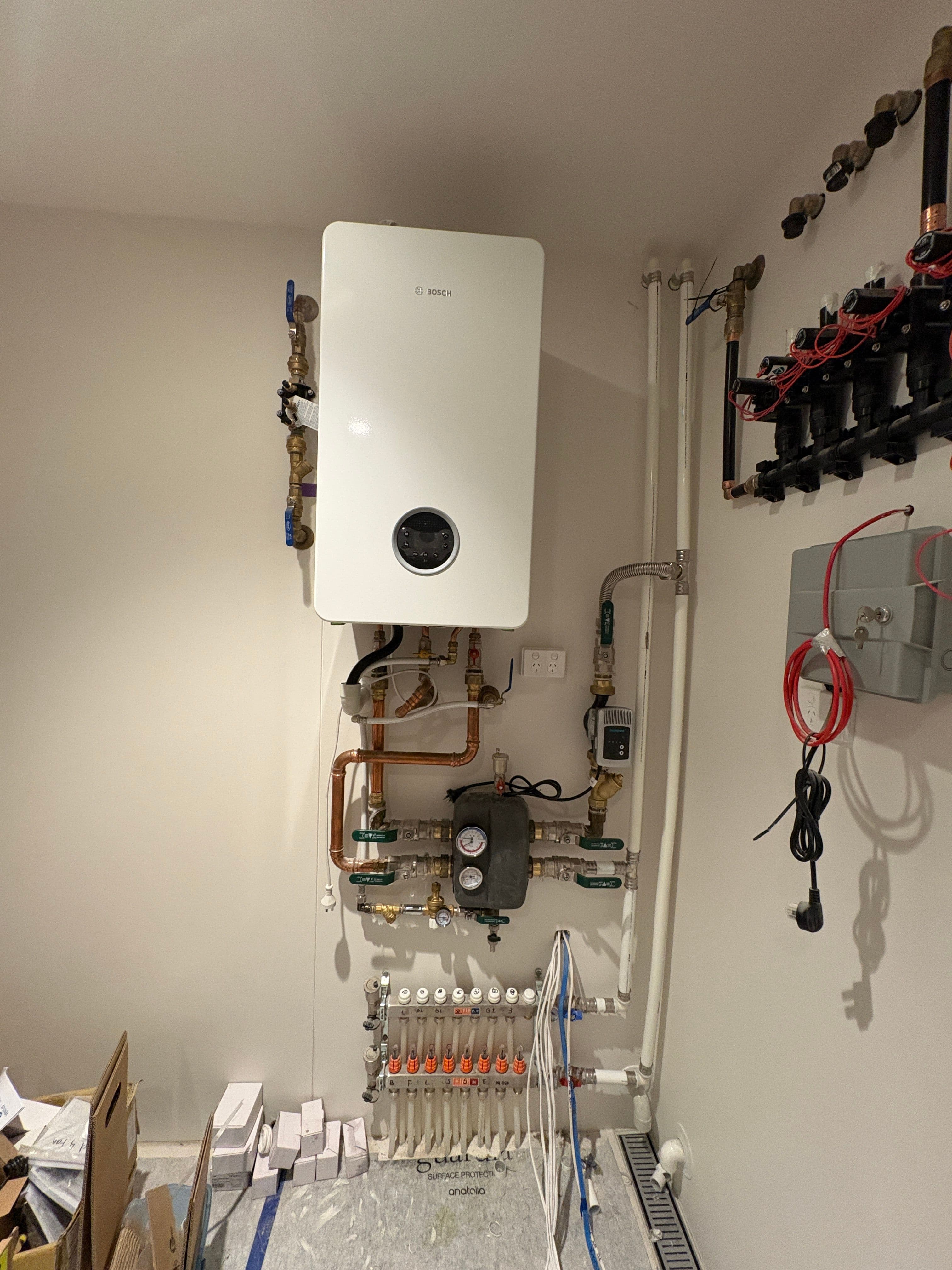 Internal Gas Boiler Plantroom – Bar Beach Installed Image