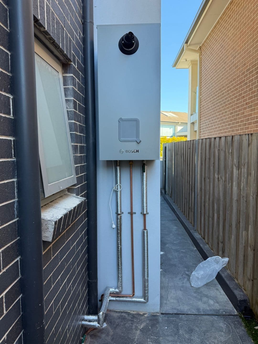 External Gas Boiler Installation – Elizabeth Hills SmartHeat